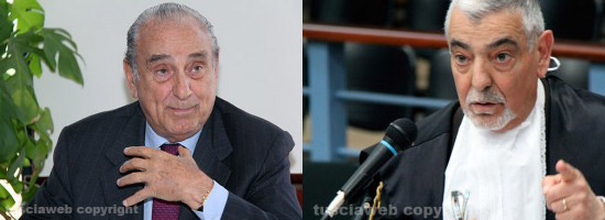 Ugo Gigli e il pm Renzo Petroselli