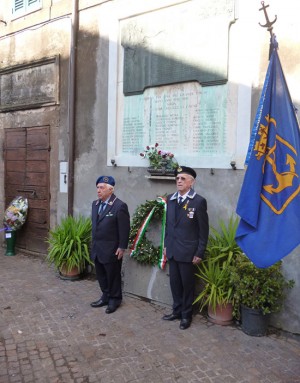 La cerimonia per i Caduti e per san Martino a Blera