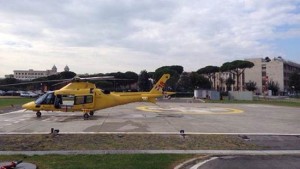 L'eliambulanza del 118