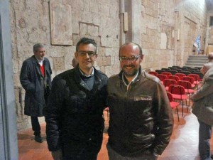 Tuscania - Il vicesindaco Liberati e il portavoce di FdI Bianchini 