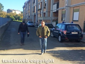 Ronciglione - Operazione Mamuthones - Sopralluogo di carabinieri e vigili del fuoco