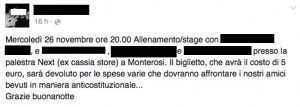 Gli amici dei tre indagati in carcere annunciano la raccolta fondi su Facebook