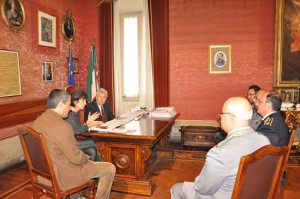 La firma del protocollo in Comune