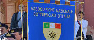 Il labaro Ansi sezione di Civitavecchia