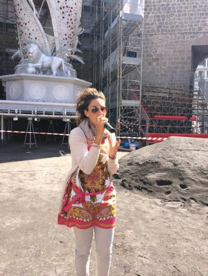La cantante Luisa Stella