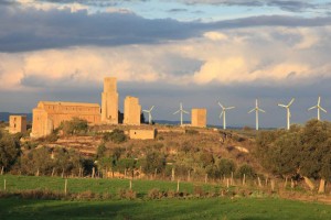 Tuscania - La ricostruzione del parco eolico tra Montebello e Poggio Martino