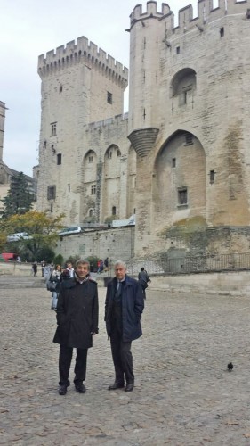 Leonardo Michelini e Antonio Delli Iaconi ad Avignone