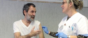 Il vaccino del direttore del dipartimento di prevenzione della Asl di Viterbo, Augusto Quercia