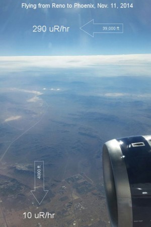 Usa - 12000 metri sopra il deserto tra Reno and Phoenix