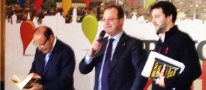 Il segretario della Lega Salvini a Salerno