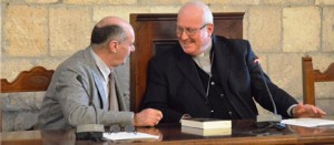 Tarquinia - Il sindaco Mazzola ha accolto il vescovo Marrucci in visita pastorale
