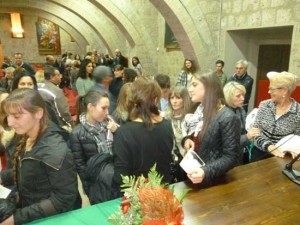 Civita Castellana - I giovani alla presentazione del libro di Angelini