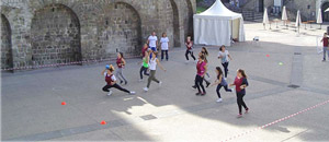 Viterbo - Una lezione di educazione fisica