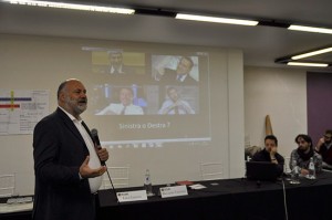 Riccardo Valentini all'incontro organizzato con i sindacati
