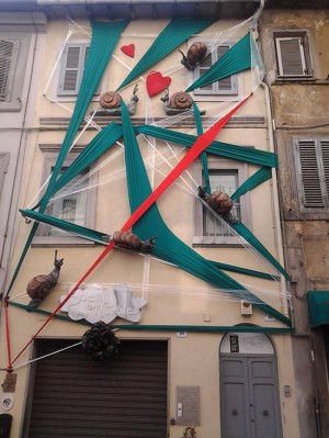 Ronciglione - "Scie", l'istallazione di Luca Cristofori