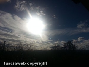 Il sole nel cielo di Vignanello