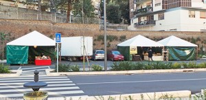 Il mercatino di via Genova