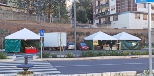 Il mercatino di via Genova