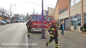 Vitorchiano - Fuga di gas nella scuola elementare "Pio Fedi"