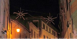 Via san Lorenzo - Le luminarie spente