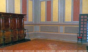 Palazzo dei Priori - La sala della Madonna della Quercia vuota