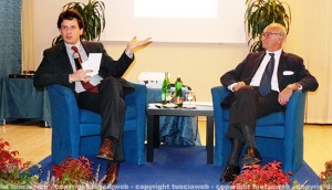 Marco Simoni e il presidente Calisti