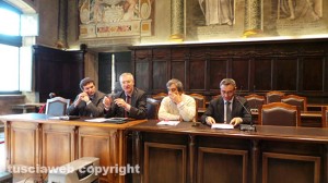 La conferenza stampa in Comune