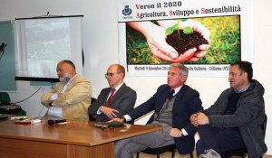 Celleno - Un momento del convegno “Agricoltura, sviluppo, sostenibilità”