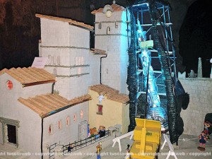 Il presepe ambientato a San Sisto
