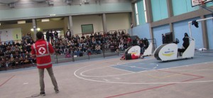 Bassano Romano - Giornata sicurezza stradale - L'intervento della croce rossa