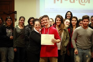 Viterbo - La premiazione di “Un logo per medi@re”