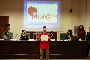 Viterbo - La premiazione di “Un logo per medi@re”