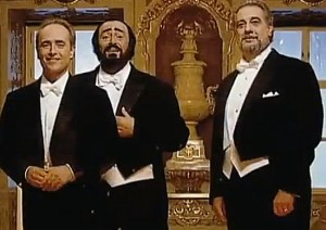 Il concerto di Natale dei tre tenori