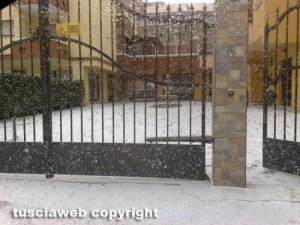 Neve a Viterbo - Lo scatto di Fabrizio Rossini