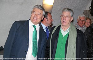 Umberto Fusco e Umberto Bossi