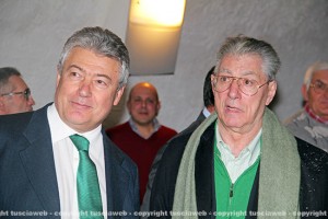 Umberto Fusco e Umberto Bossi