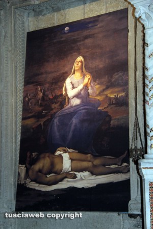 Viterbo - Basilica San Francesco – La Pietà di Sebastiano del Piombo torna a casa