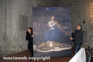 Viterbo - Basilica San Francesco – La Pietà di Sebastiano del Piombo torna a casa
