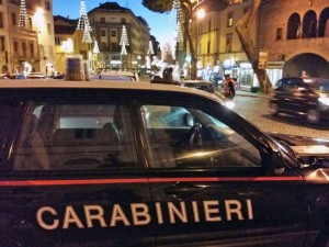 Una pattuglia dei carabinieri 