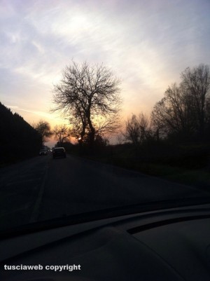 L'alba sulla Cassia