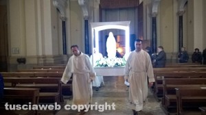 La processione per l'Immacolata concezione a Soriano nel Cimino