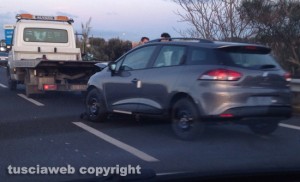 Viterbo - Tamponamento sulla Superstrada