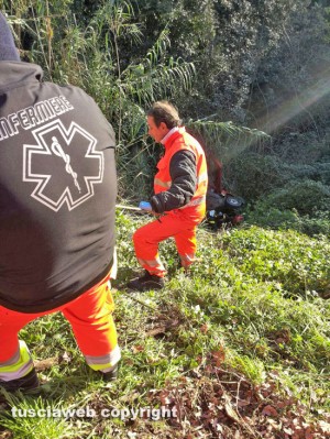 I soccorsi sul luogo dell'incidente