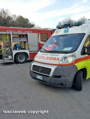 I soccorsi sul luogo dell'incidente