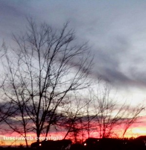 Viterbo - Tramonto su Santa Barbara