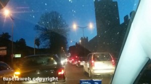 Viterbo - Traffico in tilt al semaforo di via Santa Maria in Gradi