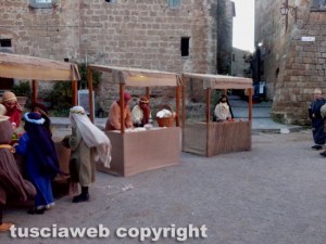 Il presepe vivente per le vie di Civita di Bagnoregio
