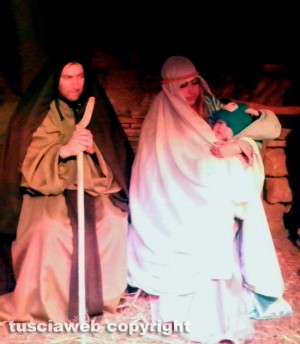 Il presepe vivente per le vie di Civita di Bagnoregio