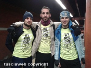 Tre viterbesi alla maratona dell'ultimo dell'anno di Roma