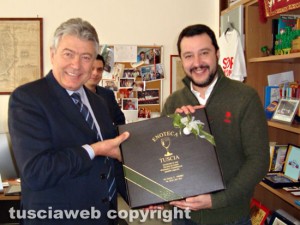 Umberto Fusco e con Matteo Salvini